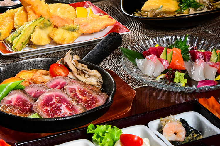 旬の天ぷらと季節料理 吉福 宴会料理